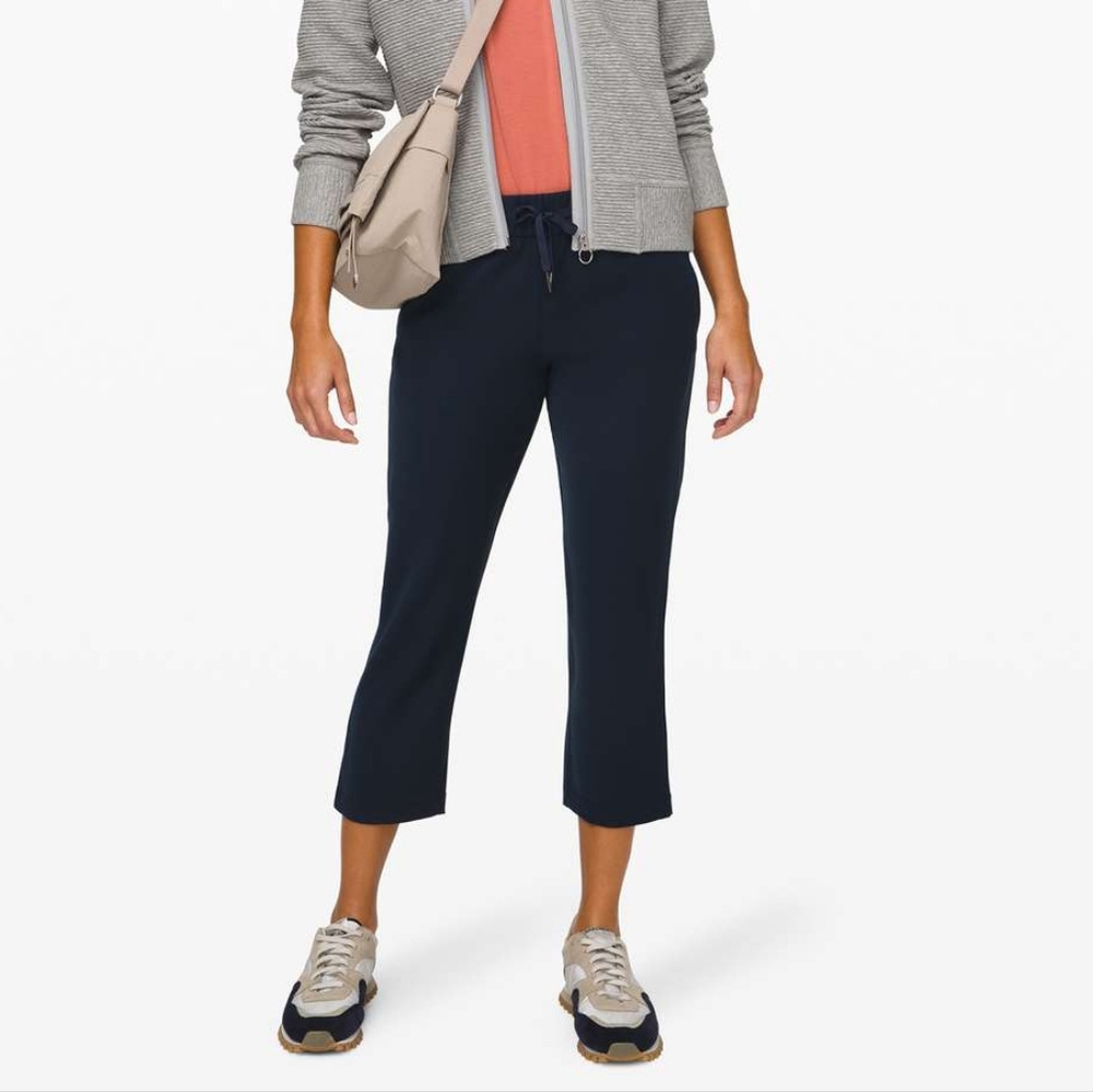 Lululemon On The Fly Navy Pants